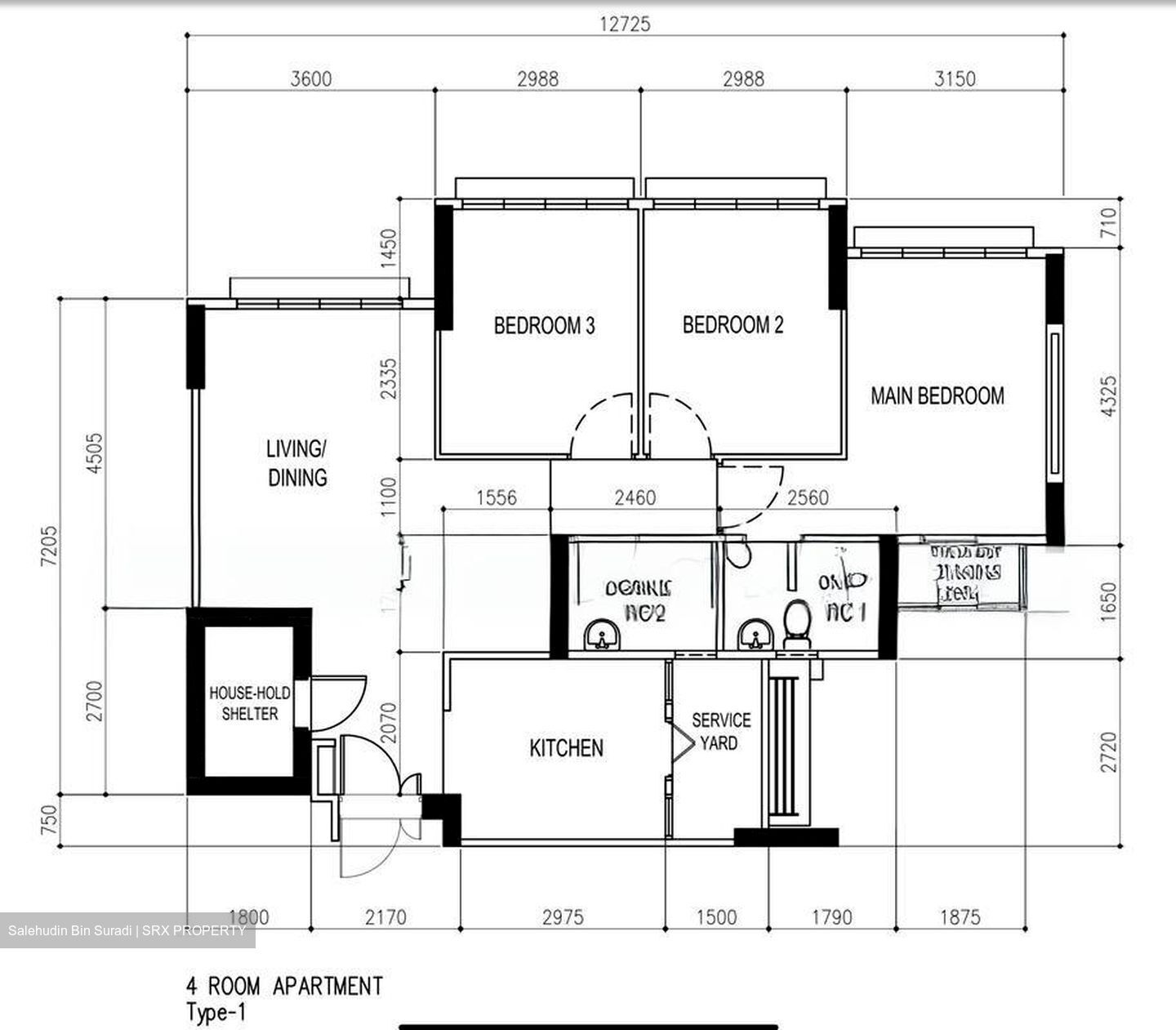Blk 274B Compassvale Helm (Sengkang), HDB 4 Rooms #566189811